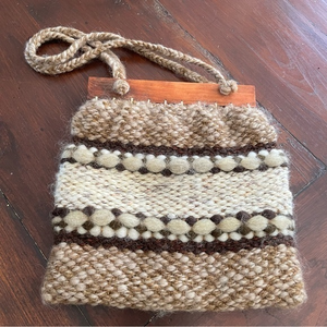 Vintage‎ Boho Chic woven wool purse